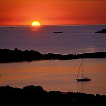 Sonnenaufgang an der Costa Smeralda