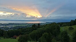 Sonnenaufgang mit Wolkenstimmung