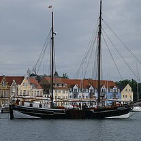Segler im Hafen von Sonderborg