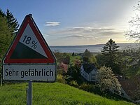 Fahrt übers Bergli nach Rorschach Fahrt übers Bergli nach Rorschach