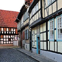 Straße in Quedlinburg
