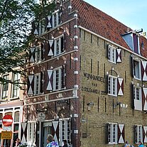 Haus einer Weinhandlung