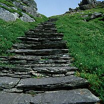 1000 Jahre alte Steintreppe