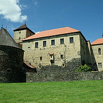 die Burg Svihov von hinten