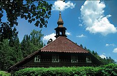 Giebel eines Böhmerwaldhauses Giebel eines Böhmerwaldhauses