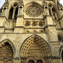 Kathedrale von Reims frontal
