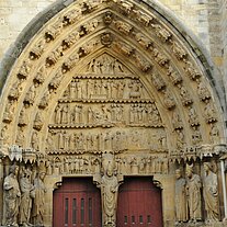 Kathedrale von Reims Haupteingang Gaby