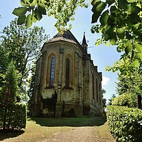 gotische Kapelle von hinten