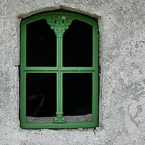 Fenster in einer Scheune
