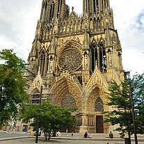 Kathedrale von Reims frontal