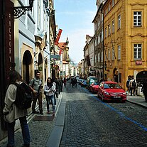 die Nerudova Strasse