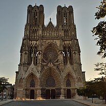 Kathedrale von Reims am Morgen