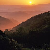 Sonnenaufgang vor Volterra
