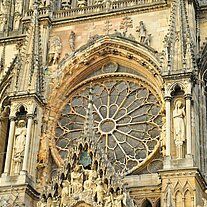 Kathedrale von Reims Frontrosette
