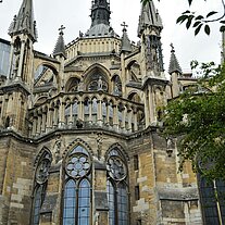 Kathedrale von Reims hinteres Schiff