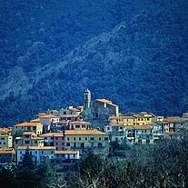 Blick auf San Piero in Campo