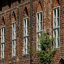Fensterreihe am Klostergebäude
